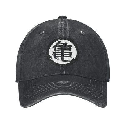 Dragon Ball Master Rosh TURTLE SCHOOL Unisex Baseball Cap  Distressed Washed Caps Hat Fashion Outdoor Unstructured Soft Headwear