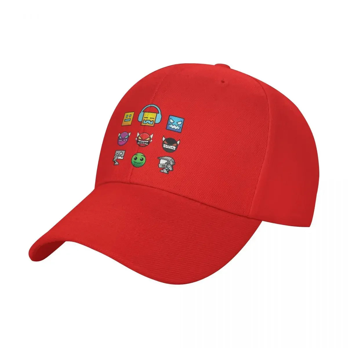 2026 Geometry Dash Baseball Cap Unique hats tactical cap Golf Cap Ladies Men's