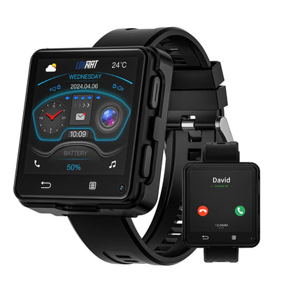 Domars Full Netcom Multi-language Smart Watch 2.64-inch Large Screen 1200mAh Large Battery Video Call APP Downloading