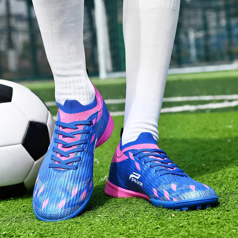 Nuove scarpe da calcio da uomo di alta qualità, tacchetti da partita per indoor, scarpe da calcio outdoor best seller per erba, futsal alte antiscivolo