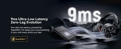Oneodio Studio Max 1/2 Bluetooth 6.0 Headphones Wireless DJ Headset 9ms Ultra Low Latency Studio Monitor Headphones Hi-Res LDAC