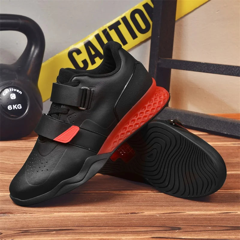 Weightlifting Shoes Professional  Men Women Powerlifting Squat Training Hard Sole Gym Shoes with Stable Heel Non Slip Design