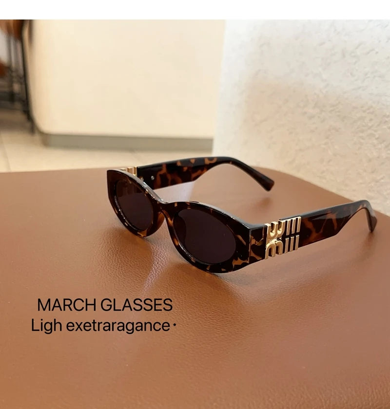 2026 New Fashion Oval Sunglasses Women Men Trendy Cool Sun Glasses Ladies Street Shot Retro Premium Eyewears Gafas De Sol UV400