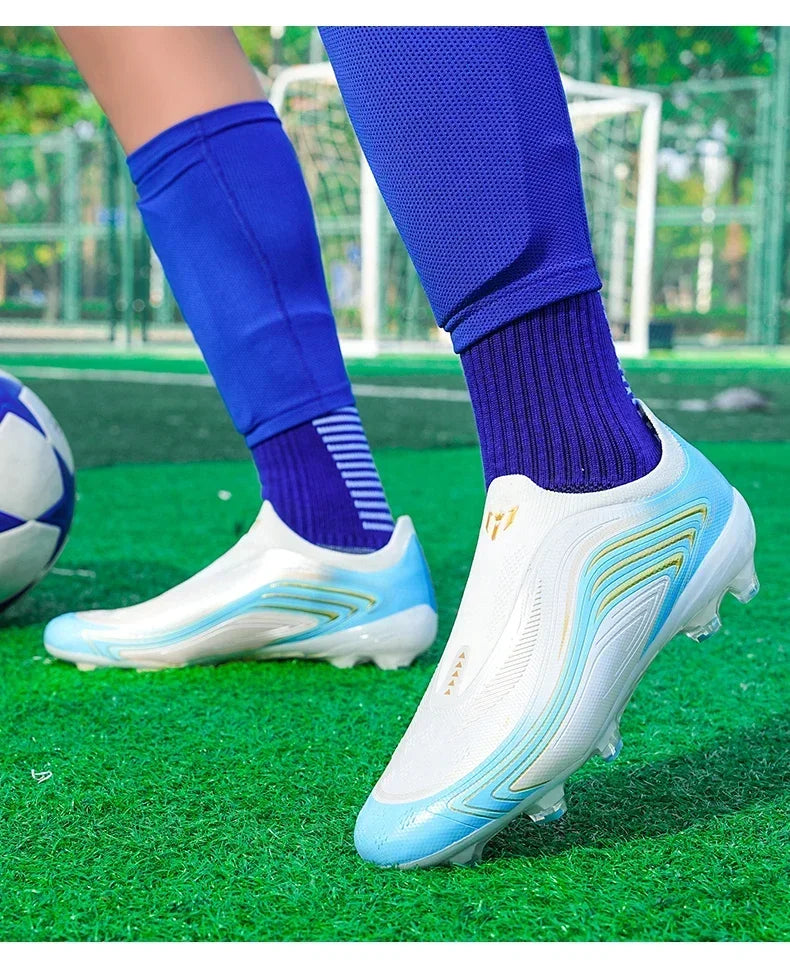 Nouvelles chaussures de football pour hommes, baskets de futsal très populaires, chaussures de football pour matchs sur gazon, entraînement, chaussures de football de haute qualité, crampons antidérapants, pour intérieur