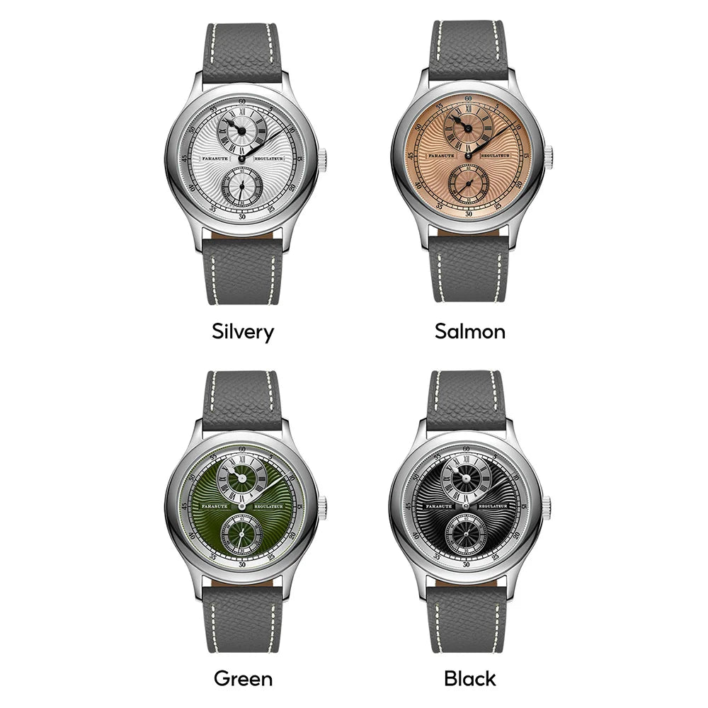 FARASUTE Manual Mechanical Men's Watch Seagull Movement Sapphire Crystal Business Waterproof Regulateur Men's Watch