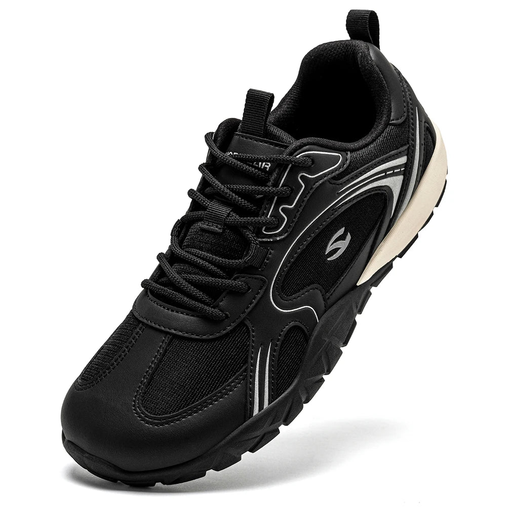 HOBIBEAR Chaussures minimalistes rétro à bout large pour hommes et femmes, idéales pour la marche, la randonnée et la course à pied