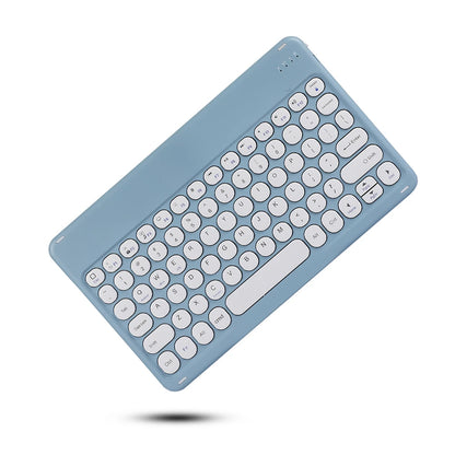 10 in Wireless Keyboard For Apple Xiaomi Huawei Samsung Bluetooth Mouse For iOS Android Windows System Round Keycaps Big Battery