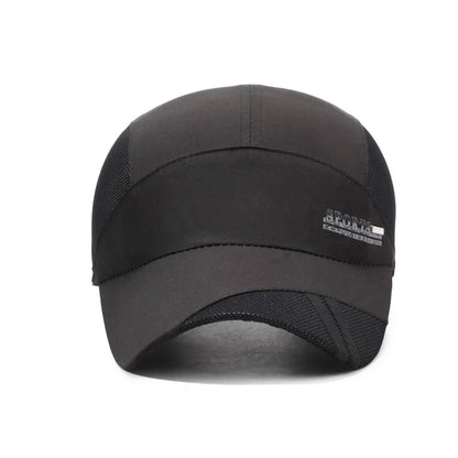 Unisex-Outdoor-Sport-Mesh-Kappe mit Schnell-Trocken-Funktion – Baseballkappe zum Sonnenschutz im Sommer