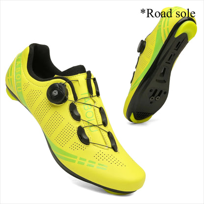 Unisex Cycling Shoes Road Bike Men Racing Self-Locking Speed Bicycle Sneakers Women Spd Cleats road Cycling Footwear