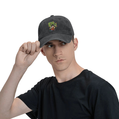 Retro Kamehameha Kid Goku Anime Baseball Caps Unisex Distressed Cotton Headwear Dragon Ball Outdoor Workouts Gift Hats Cap