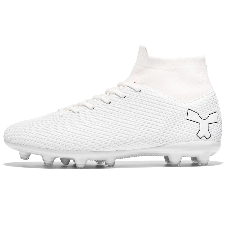 New Unisex Long Spike Football Boots Men Broken Nail Soccer Shoes AG/TF Training Soccer Cleats Sneakers Non-Slip Ankle Zapatos