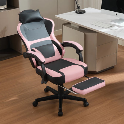 Ergonomic Gaming Chair, Gaming Chair with Storage Backrest, Adjustable Height, for Office and Gaming