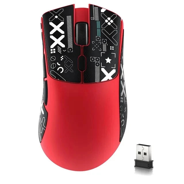 Attack Shark R1 lahka brezžična gaming miška Bluetooth 2.4G PAW3311 18000DPI ergonomska miška z makri