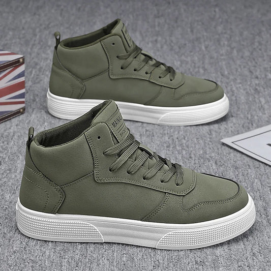 Men's Skateboarding Shoes 48 High Top Casual Sneakers Breathable Street Shoes Flats Shoes Lace UP Walking Shoes Chaussure Homme