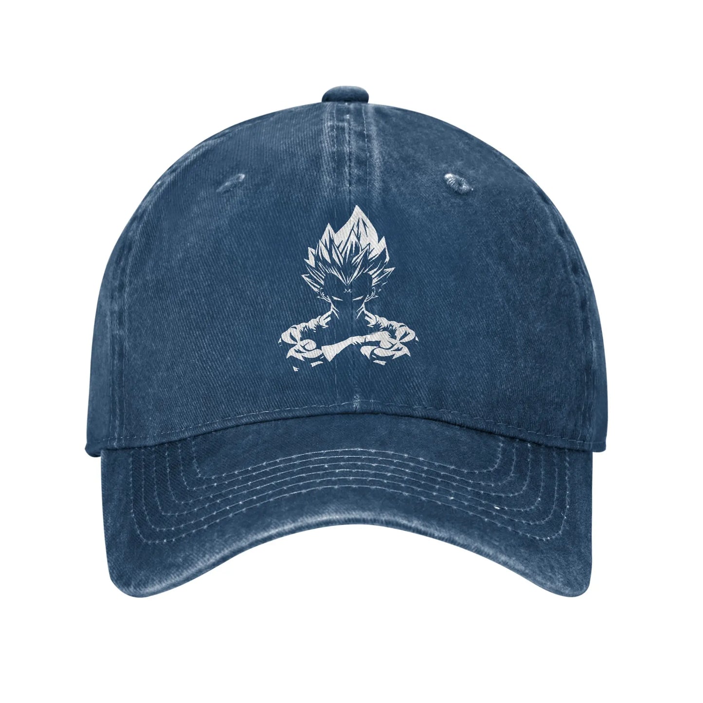 Dragon Ball Z Goku DBZ Unisex Style Baseball Caps Saiyan Distressed Denim Hats Cap Retro Workouts Unstructured Soft Snapback Cap