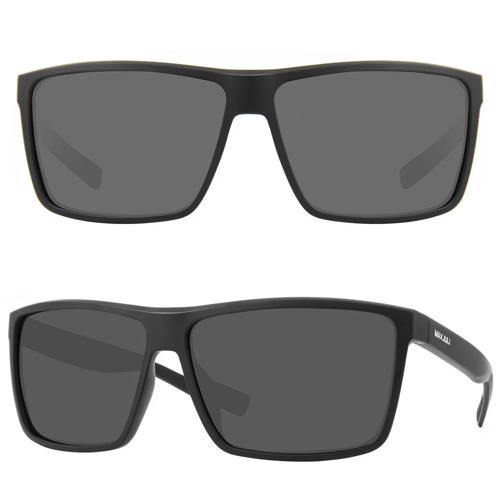 MAXJULI Polarized Big Sunglasses for Men Women with Big Heads UV 400 Protection 8125