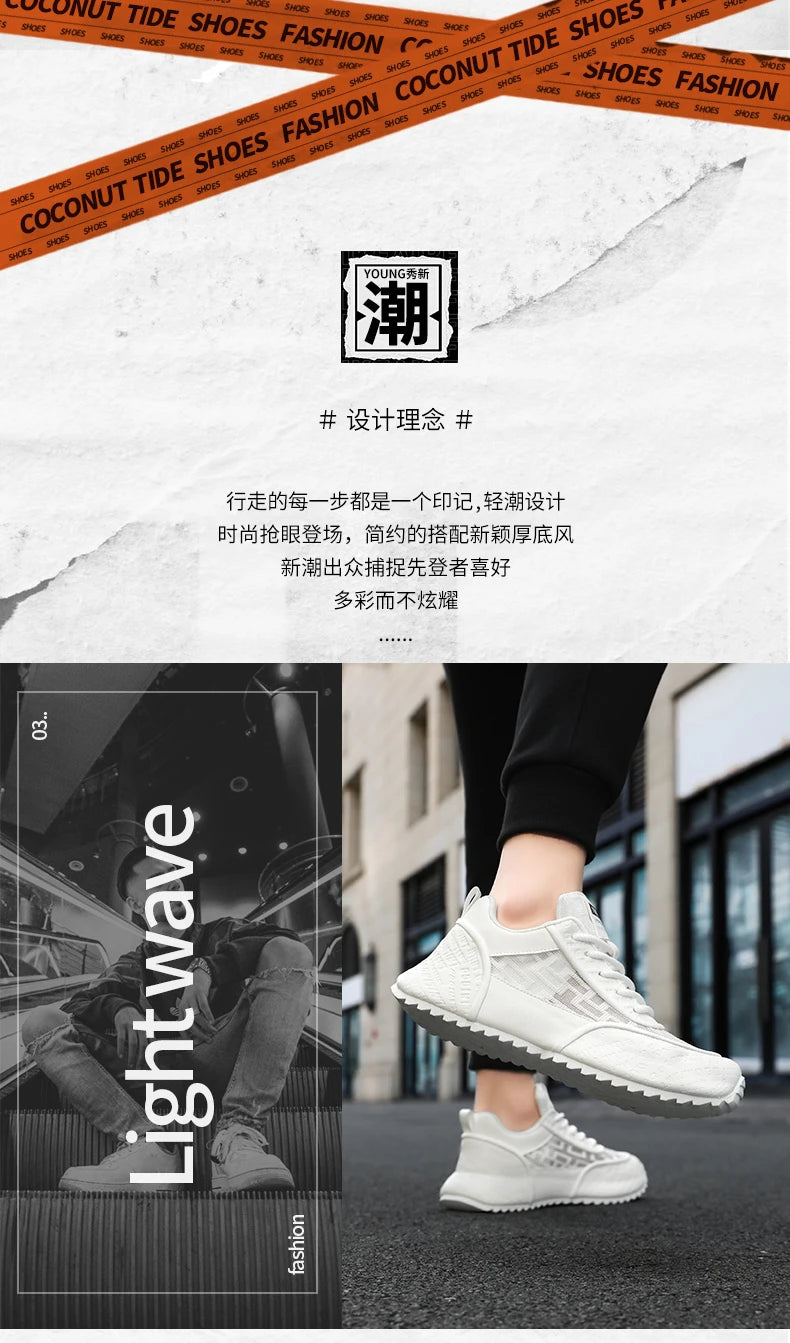 Protección de marca 2026 nuevas zapatillas casuales versátiles de moda deportiva para hombre, ligeras, antideslizantes, transpirables y resistentes al desgaste