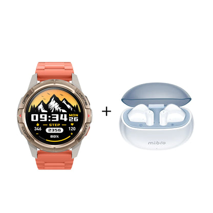 Mibro GS Active Smartwatch GPS Positioning 1000Nits AMOLED Screen 5ATM Waterproof 150 Sports Modes Smart Watch For Android iOS