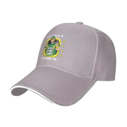Yellow Wrestling Cena John White Custom Baseball Caps For Mens Unisex Male Beach Sunscreen Hat Snapback Cap