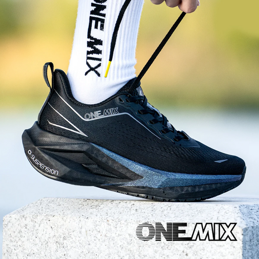 ONEMIX Men Running Shoes Super Lightweight Outdoor Athletic Training Jogging Sneakers Anti-Slip Wear-Resistant Walking Footwear