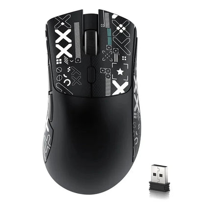 Attack Shark R1 lahka brezžična gaming miška Bluetooth 2.4G PAW3311 18000DPI ergonomska miška z makri