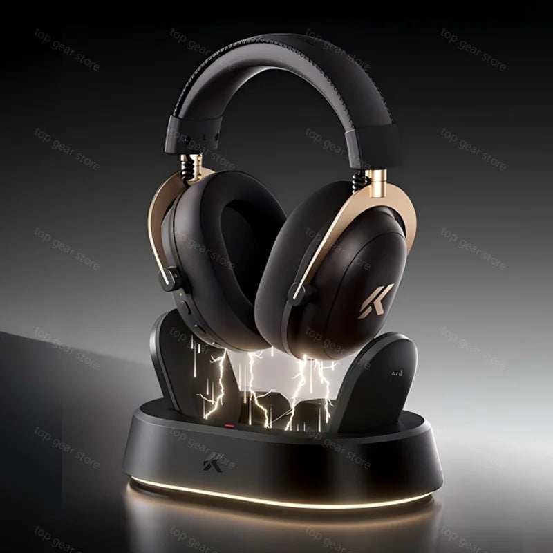 MCHOSE V9 Turbo Gaming Headset BT 2.4G Low Latency Wireless Esport With 60mm Dynamic Driver 2000mAh Magnetic Charging For Gamers