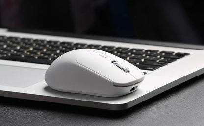 Wireless Mouse Bluetooth Compatible 5.2 USB 2.4Ghz Mice Ergonomic Wireless Office Mouse for iPad MacBook Tablet Laptop Computer