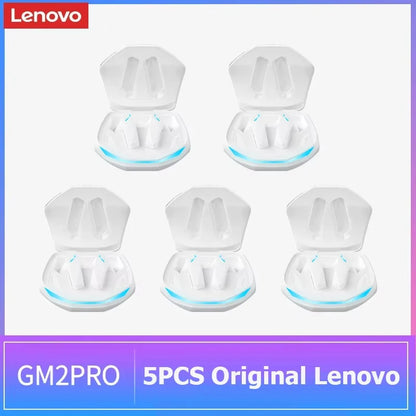 5PCS Original Lenovo GM2 Pro TWS Wireless Headphones Bluetooth 5.3 Earphones Touch Control HD Earbuds Sports Headphone with Mic