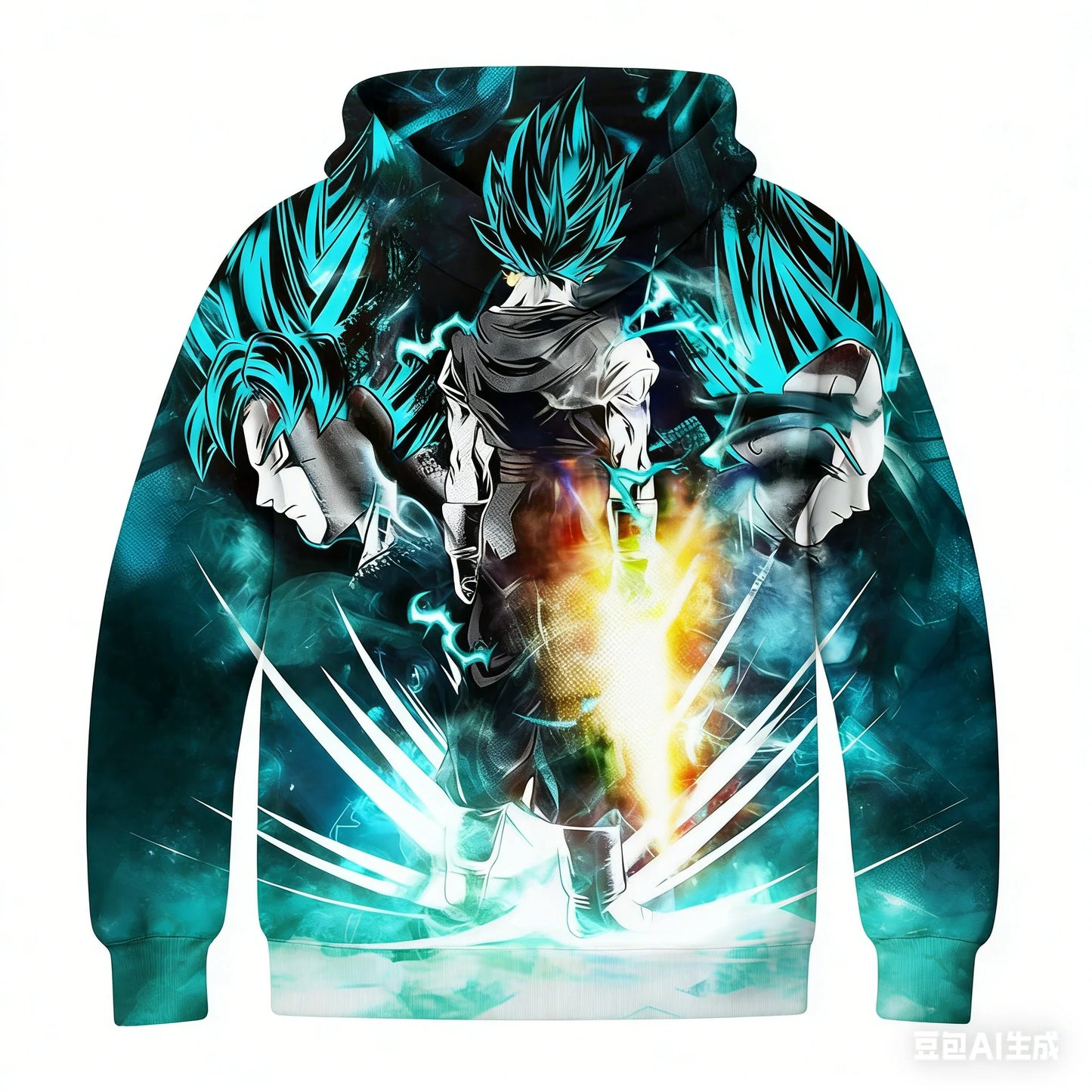 Sudadera con capucha 2025 de tendencia en oferta, estilo hip-hop, para niños y adultos, traje de combate Dragon Ball con estampado 3D, sudadera deportiva con capucha y parte superior de vestir