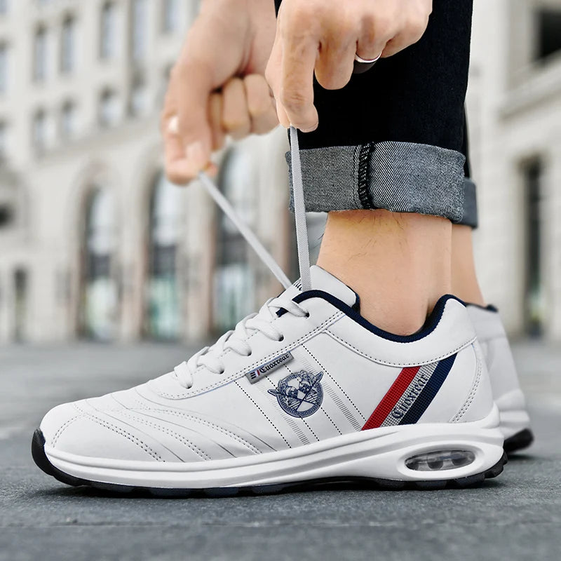 Chaussures de sport pour hommes grande taille respirant confortable résistant à l'usure Snekaers semelle souple chaussures de course plates décontractées pour homme