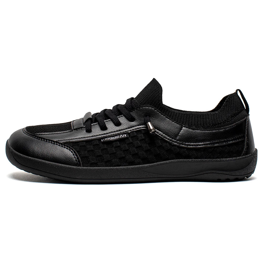 HOBIBEAR Men Barefoot Shoes Women Slip On Wide Toe Walking Sneaker | Zero Drop Sole | Lightweight Breathable Minimalist Shoes