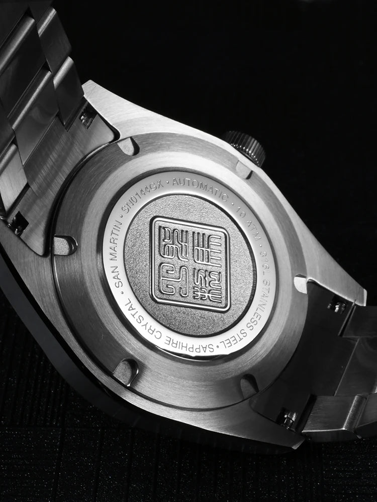 San Martin 36/39/42mm SN0144 JianZhan Dial Gada Watch Miyota 9015 Original Design Men Luxury Dress Automatic Mechanical Watches