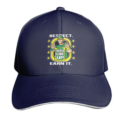 Yellow Wrestling Cena John White Custom Baseball Caps For Mens Unisex Male Beach Sunscreen Hat Snapback Cap