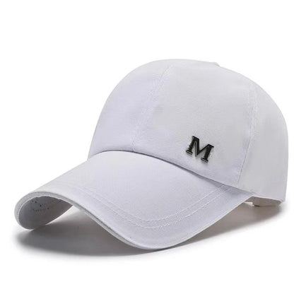 Men Women Baseball Cap Summer Cotton Hat Snapback Hip-Hop Cap Adult Sport Sun Hat Casual Long Brim Sunscreen Golf Cap