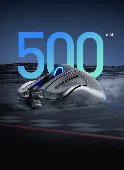 INPHIC Super Racing Car Series Wireless Bluetooth Gaming Mouse 500mA Battery Level Display Light Effect Customization