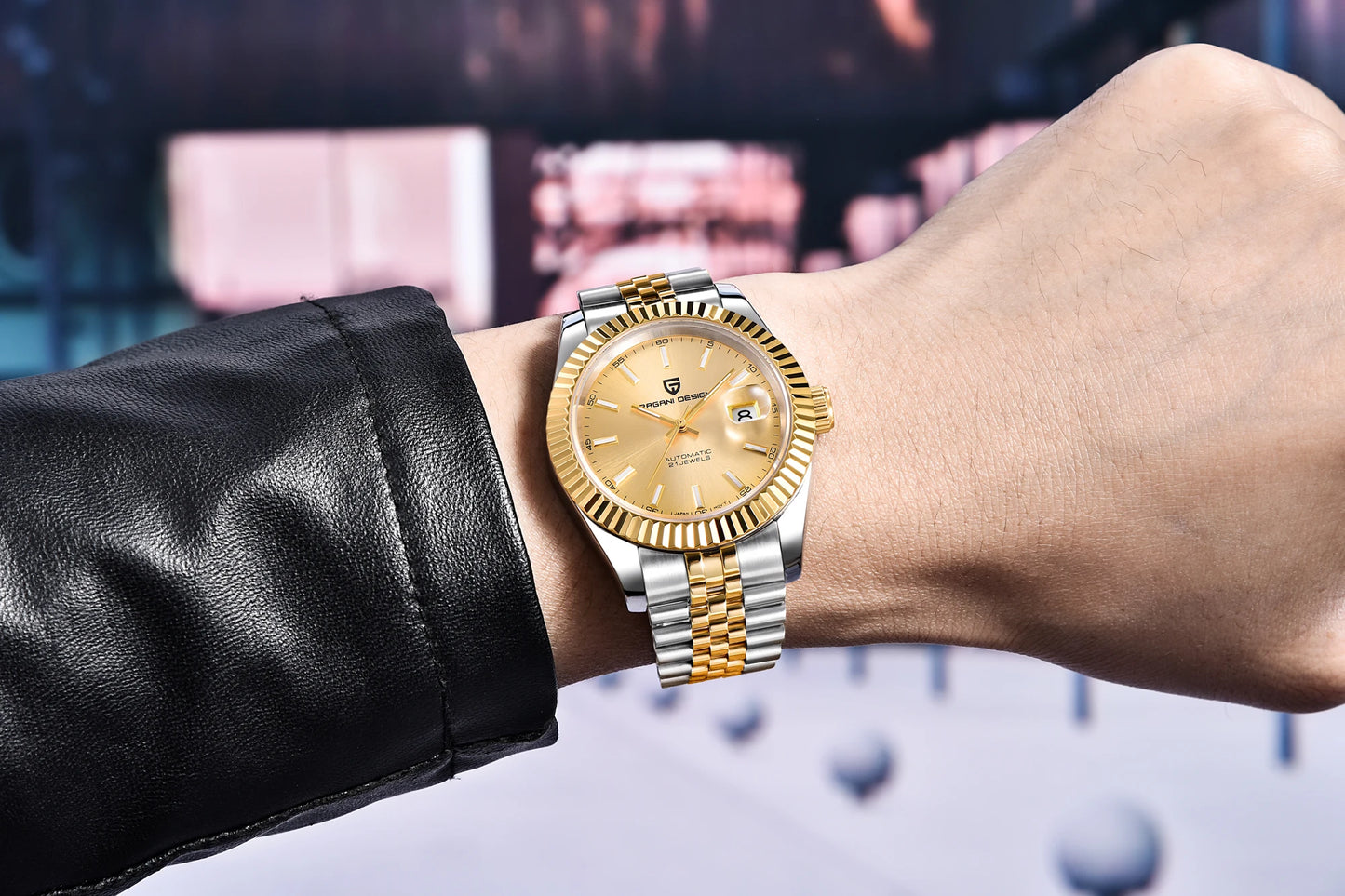 2026 New PAGANI DESIGN Watches Luxury Gold And Silver Mechanical Watches For Men Stainless Steel Sapphire Mirror Automatic Watch