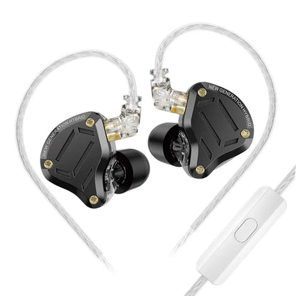 KZ ZS10 PRO 2 In Ear Monitor IEM,1DD+4BA Hybrid Wired Earbuds,with 4-Level Tuning Switch,3-Way Crossover Gaming Earbud IEM Cable