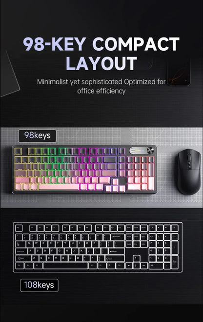 Wired Silent Keyboard Gaming Keyboard Magnetic Mechanical Wired for Pro Gaming Rapid Trigg 8000Hz 128K Rate