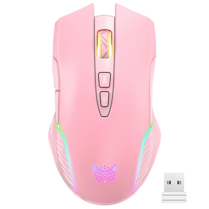 Lenovo CW905 Wireless Gaming Mouse Levels Adjustable 5 levels 3600 DPI Buttons RGB Lighting Modes Ergonomic Mice For PC Gamer