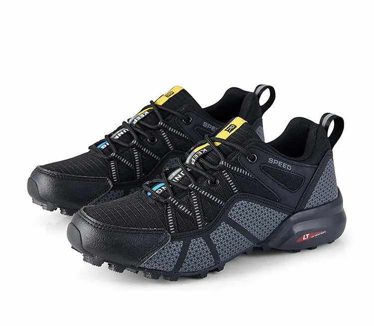 Men's Hiking Shoes All-terrain Outdoor Sports Shoes Breathable Mesh Non-slip Wear-resistant Hiking Shoes Outdoor Cycling Shoes