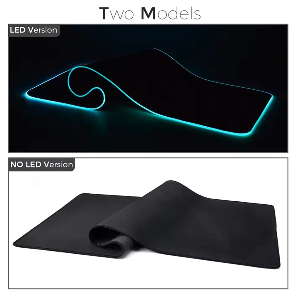 Overwatch Hips Mouse Pad Gaming Anime Mouse Pad XXL RGB Desk Mats LED Table Pads Backlit Rubber Desktop