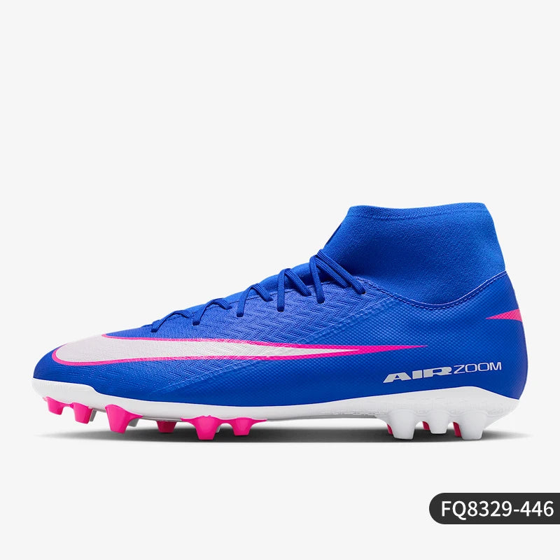 Nike genuine spring men's mid top lace up wear-resistant football shoes FQ8329-446