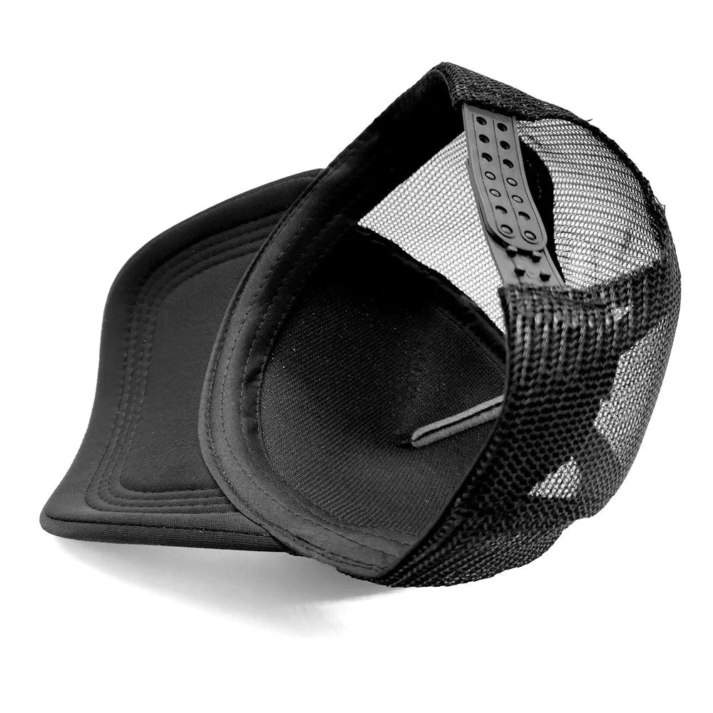 Fishing Skeleton Trucker Cap Summer Men Cool Fisherman Fishing Hat Baseball Cap Unisex Outdoor Mesh Net Caps MZ-238
