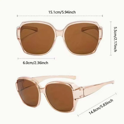 VOPHA over the glasses sunglasses clip on sunglasses over prescription glasses glasses for women and men T01