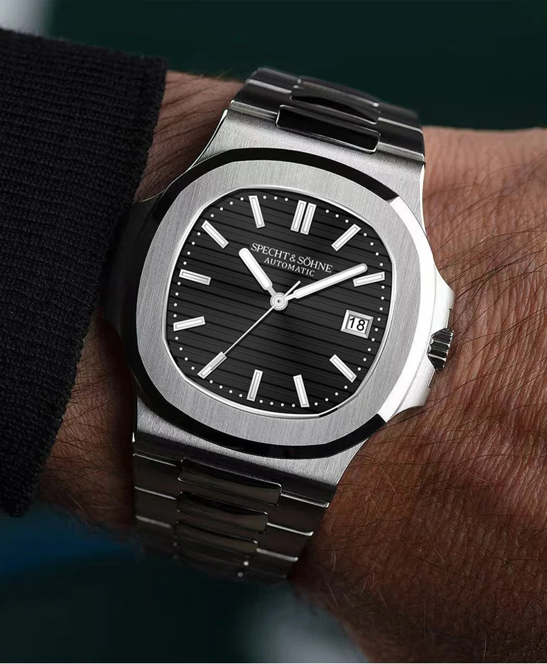 Specht&Sohne 2025 New Classic Men's Watches Luxury Automatic Watch For Men Stainless Steel Sapphire 8215 Mechanical WristWatch