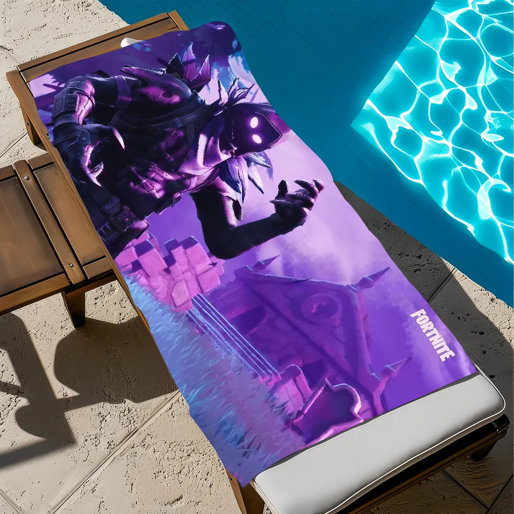Towel Beach Bath Quick-Drying Lightweight Portable F-FORTNITES-ES Sauna Camping Swim Game Pool Travel