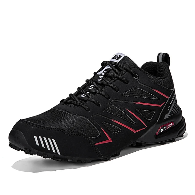 Men Waterproof Hiking Shoes Non-Slip Hunting Boots Outdoor Tactical Training Sports Shoes Men Walking Hiking Travel Shoes