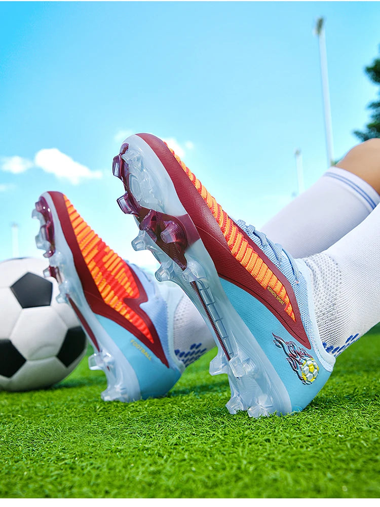 Zapatillas de fútbol profesionales para hombre, nuevas, de alta calidad, rápidas, con tacos para césped artificial, botas profesionales para campo de fútbol, zapatilla baja