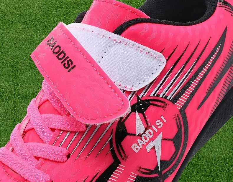 Chaussures de football originales à crampons pour cheville, nouvelles chaussures de football pour enfants, chaussures de futsal, baskets rapides pour intérieur, chaussures de sport pour terrain de société, chaussures de f