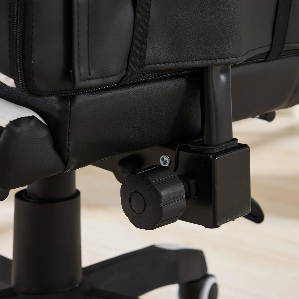 Ergonomic Rotating Gaming Chair, 360 Reclining Office Chair °   Pivoting, Height-Adjustable, Footrest, Headrest